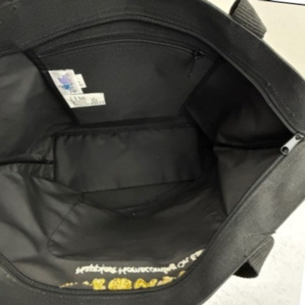 Disneyland Resort 50th Anniversary Canvas Tote Bag Black Vintage Park Bag Mickey - Picture 4 of 14